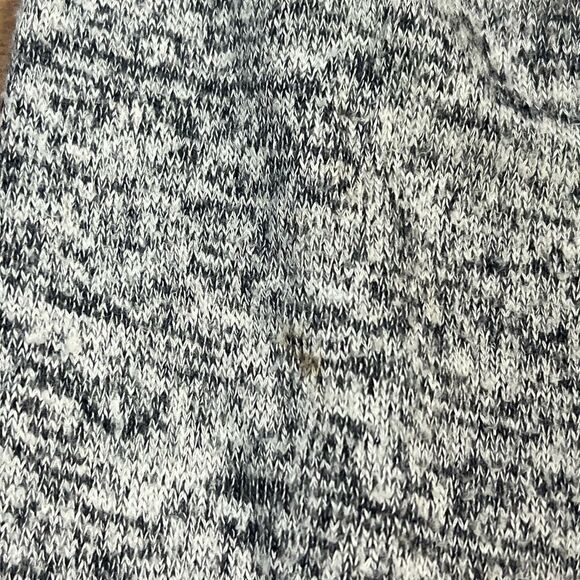 Hem & Thread Gray Hooded Sweater Womens Small Hooded With Tie Front - Picture 4 of 9